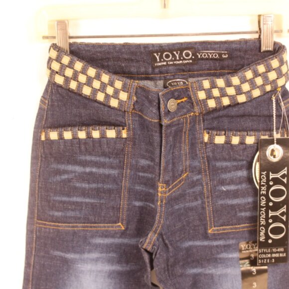 Vintage YOYO Rinse Blue Stretch Jeans - Picture 2 of 13